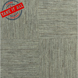 Shaw Elegant Carpet Tile Flooring - Close-Up Product Image - Take it all badge