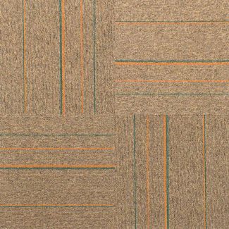 Phenix on Main Highlight Carpet Tile Flooring - Close-Up Product Image