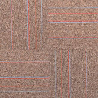 Phenix on Main Highlight Carpet Tile Flooring - Close-Up Product Image