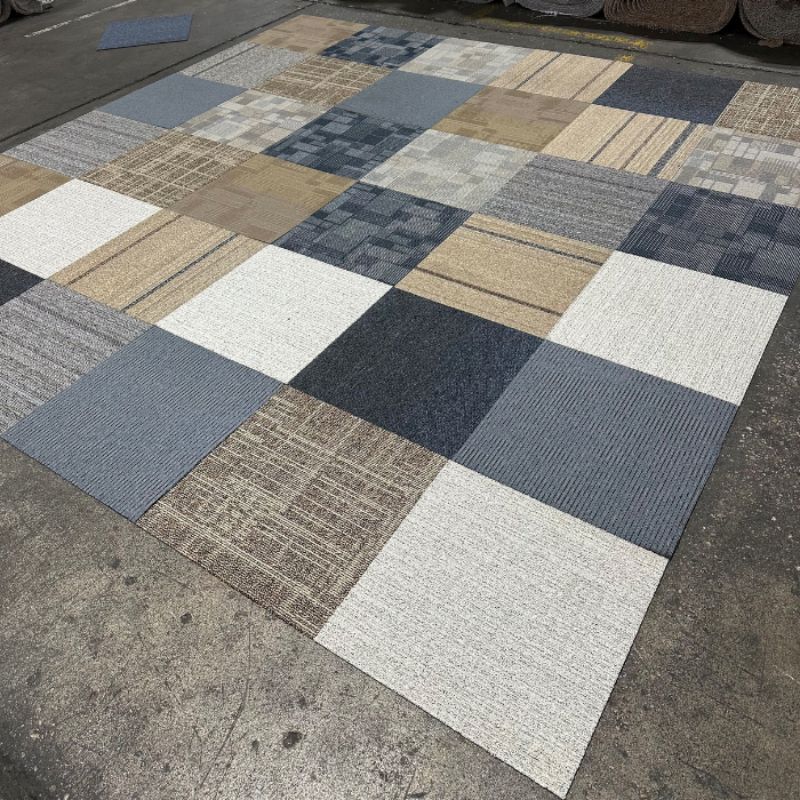 Assorted Carpet Tiles - Close-Up Product Image