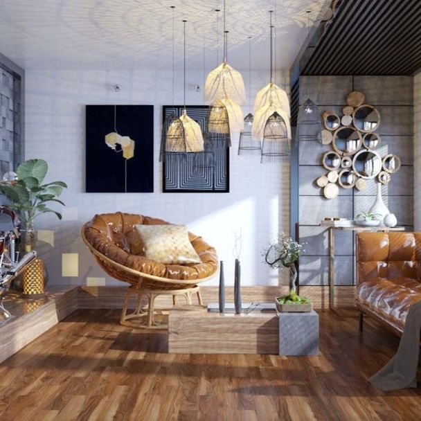 Floor Factory Hawk Atlas Luxury Vinyl Plank LVP Flooring - See in Living Room