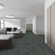 Floor Factory Mannington Mills Cross Talk Carpet Tile - See in Office Set up